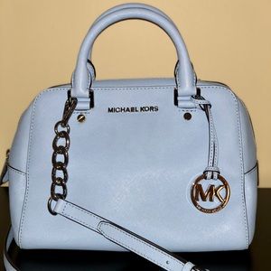 Michael Kors Powder Blue Travel Purse